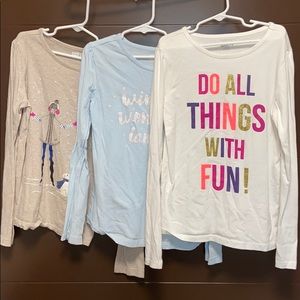 Bundle of 3 Crazy 8 long sleeve shirts